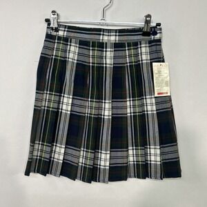 Vintage Fox Hollow‎ Plaid Pleated Skirt Academia Preppy Schoolgirl 90s NWT 10
